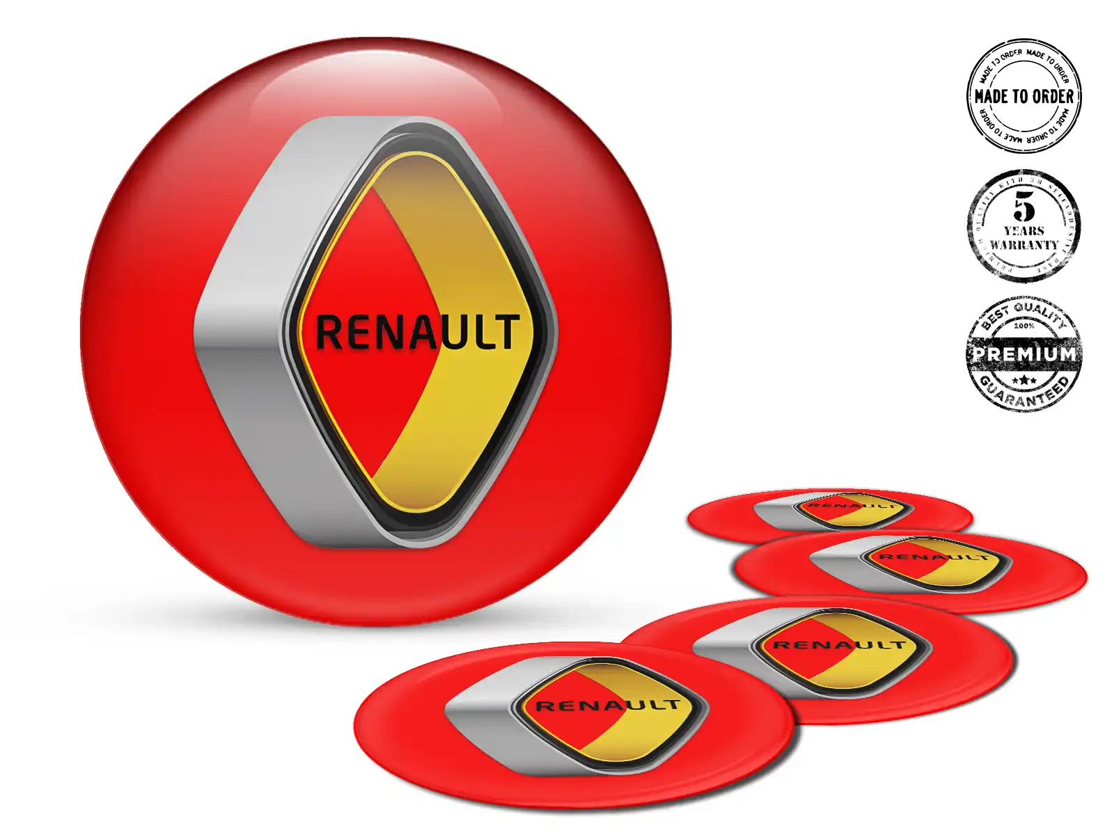 Renault Individuelle Dome Dekoration Premium Felgenlogos
